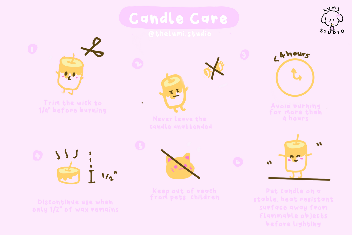 Bearly Awake Candle