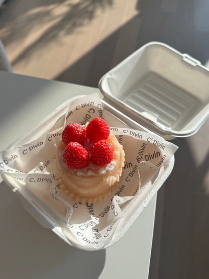 Strawberry Cake Candle
