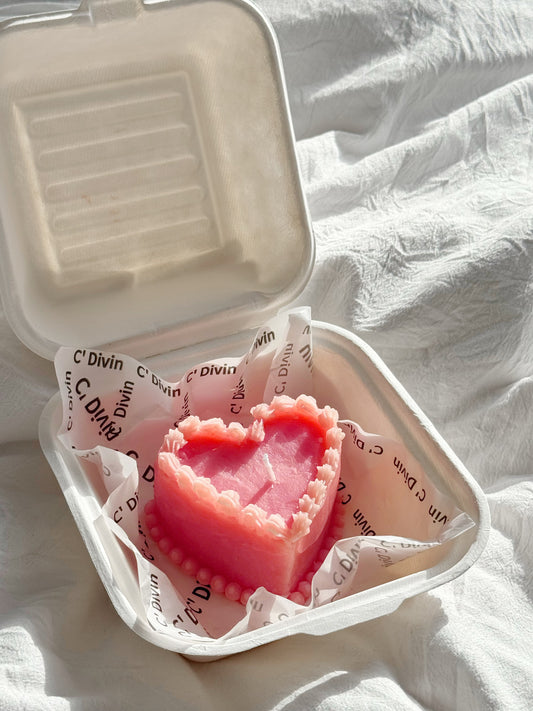 Vintage Heart Cake